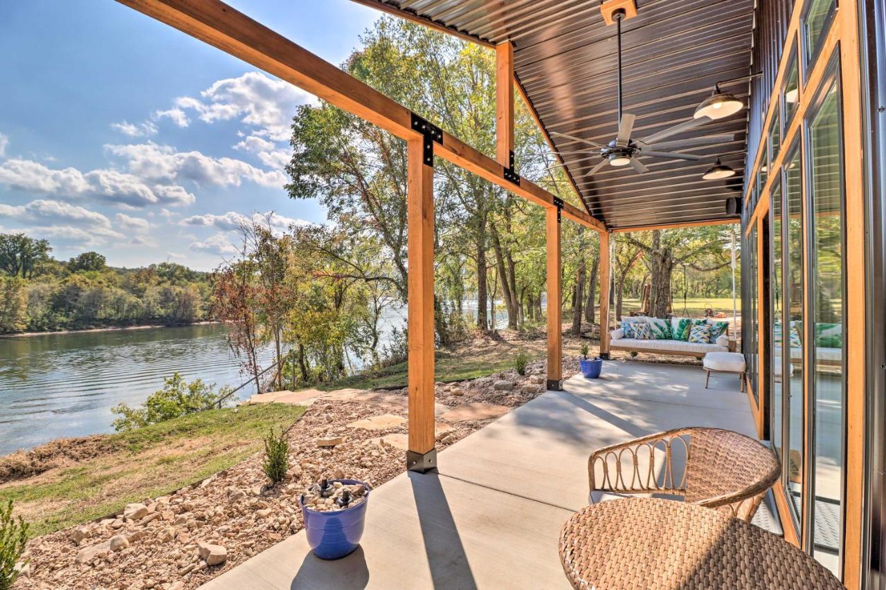 Modern Norfork House With Patio On White River! Eksteriør billede