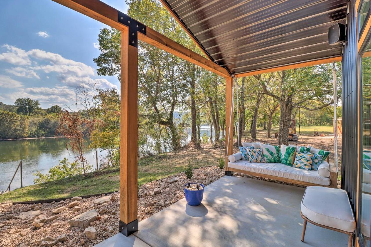 Modern Norfork House With Patio On White River! Eksteriør billede
